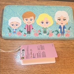 Loungefly The Golden Girls Mint Floral Wallet